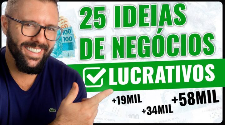 25 IDEIAS de NEGÓCIOS LUCRATIVOS para COMEÇAR AGORA Da Sua Casa