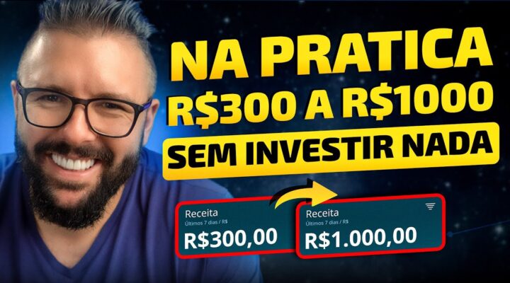 🔴 Aula 02 – Na Prática, R$300 a R$1000 por dia na internet, sem investir nada