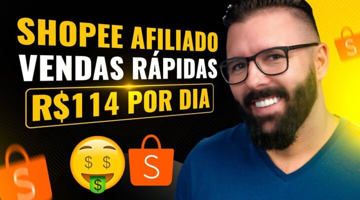 R$ 100 Por Dia na Shopee, Método Rápido p/ Vender Como Afiliado na Shopee para Iniciantes