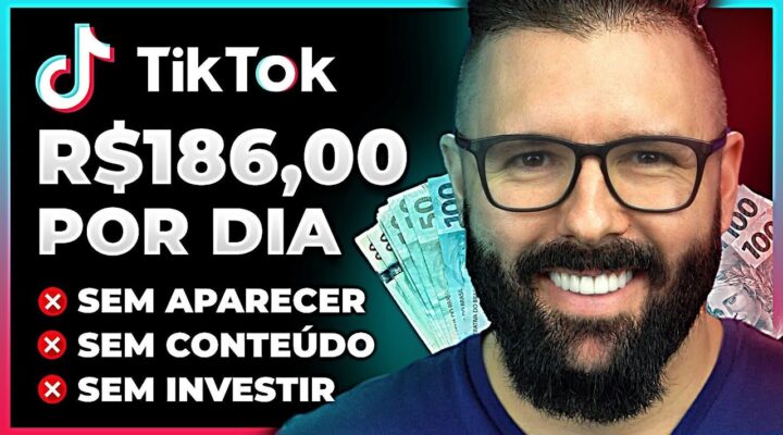 GANHE R$186 POR DIA NO TIKTOK, de Graça, Sem FAZER VÍDEO (SIMPLES, RÁPIDO e PRATICAMENTE GARANTIDO)